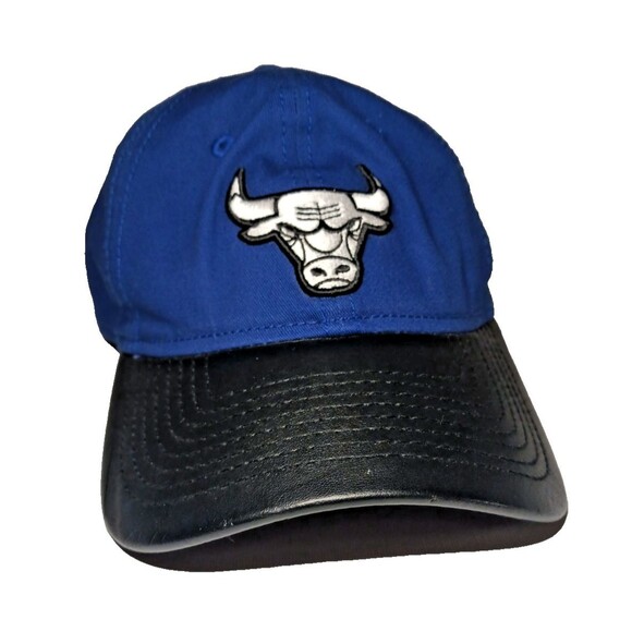 Chicago Bulls New Era 9FORTY Team Adjustable Black/Blue Hat Cap Collectable - Picture 8 of 8